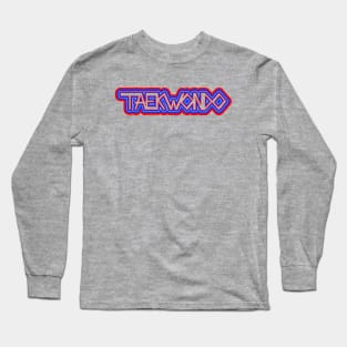 Taekwondo Bubble Logo Long Sleeve T-Shirt